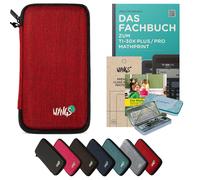 CALCUSO Accessoires Ensemble Premium rouge compatible pour Calculatrice TI-30X Plus/Pro Mathprint