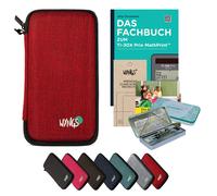 CALCUSO Accessoires Ensemble Premium rouge compatible pour Calculatrice TI-30X Prio MathPrint