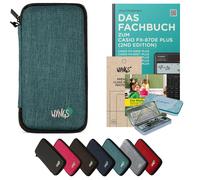 CALCUSO Accessoires Ensemble Premium turquoise compatible pour Calculatrice Casio FX-87DE Plus 2