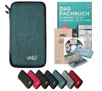 CALCUSO Accessoires Ensemble Premium turquoise compatible pour Calculatrice Graphique TI Nspire CX II-T /CX II-T CAS