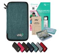 CALCUSO Accessoires Ensemble Premium turquoise compatible pour Calculatrice TI 83 Premium CE (Python)