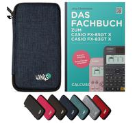 CALCUSO Accessoires Ensemble Standard bleu compatible pour Calculatrice Casio FX-85GT X
