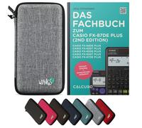 CALCUSO Accessoires Ensemble Standard gris clair compatible pour Calculatrice Casio FX-87DE Plus 2