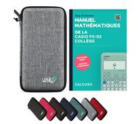 CALCUSO Accessoires Ensemble Standard gris clair compatible pour Calculatrice Casio fx-92 Collège