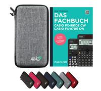 CALCUSO Accessoires Ensemble Standard gris clair compatible pour Calculatrice Casio FX-991DE CW