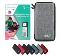 CALCUSO Accessoires Ensemble Standard gris clair compatible pour Calculatrice Graphique TI 83 Premium CE (Python)
