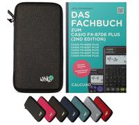 CALCUSO Accessoires Ensemble Standard gris foncé compatible pour Calculatrice Casio FX-87DE Plus 2