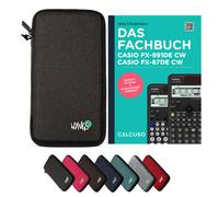 CALCUSO Accessoires Ensemble Standard gris foncé compatible pour Calculatrice Casio FX-991DE CW