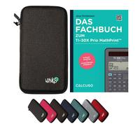 CALCUSO Accessoires Ensemble Standard gris foncé compatible pour Calculatrice TI-30X Prio MathPrint
