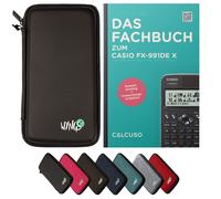 CALCUSO Accessoires Ensemble Standard noir compatible pour Calculatrice Casio FX-991DE X