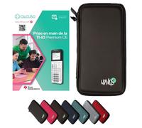 CALCUSO Accessoires Ensemble Standard noir compatible pour Calculatrice Graphique TI 83 Premium CE (Python)