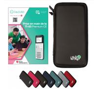CALCUSO Accessoires Ensemble Standard noir compatible pour Calculatrice Graphique TI 83 Premium CE (Python)