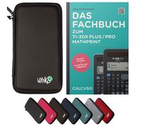 CALCUSO Accessoires Ensemble Standard noir compatible pour Calculatrice TI-30X Plus/Pro Mathprint