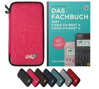 CALCUSO Accessoires Ensemble Standard rose compatible pour Calculatrice Casio FX-85GT X