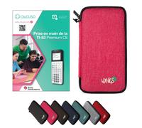 CALCUSO Accessoires Ensemble Standard rose compatible pour Calculatrice Graphique TI 83 Premium CE (Python)