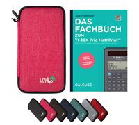 CALCUSO Accessoires Ensemble Standard rose compatible pour Calculatrice TI-30X Prio MathPrint