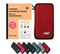 CALCUSO Accessoires Ensemble Standard rouge compatible pour Calculatrice Graphique Numworks