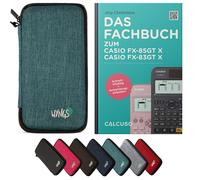 CALCUSO Accessoires Ensemble Standard turquoise compatible pour Calculatrice Casio FX-85GT X