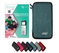 CALCUSO Accessoires Ensemble Standard turquoise compatible pour Calculatrice Graphique TI 83 Premium CE (Python)