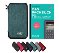 CALCUSO Accessoires Ensemble Standard turquoise compatible pour Calculatrice TI-30X Prio MathPrint