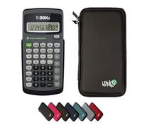 TI-30Xa avec Housse de Protection WYNGS incluse Noir - Calculatrice Scientifique - Pack de Base