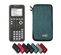 TI-84 Plus Ce -T Python Edition avec Housse de Protection WYNGS incluse Turquoise - Calculatrice Graphique - Pack de Base