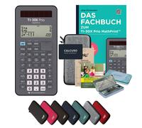 CALCUSO Ensemble Premium gris clair avec Calculatrice TI-30X Prio MathPrint