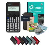 CALCUSO Ensemble Premium gris foncé avec Calculatrice Casio FX-85DE CW