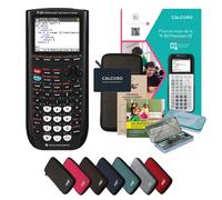 CALCUSO Ensemble Premium gris foncé avec Calculatrice Graphique TI 82 Advanced Python Edition