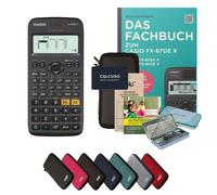 CALCUSO Ensemble Premium noir avec Calculatrice Casio FX-82DE X