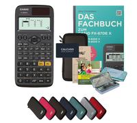 CALCUSO Ensemble Premium noir avec Calculatrice Casio FX-85DE X