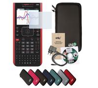 CALCUSO Ensemble Premium noir avec Calculatrice Graphique TI Nspire CX II-T CAS