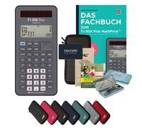 CALCUSO Ensemble Premium noir avec Calculatrice TI-30X Prio MathPrint