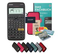 CALCUSO Ensemble Premium rose avec Calculatrice Casio FX-82DE X