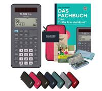 CALCUSO Ensemble Premium rose avec Calculatrice TI-30X Prio MathPrint
