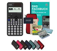 CALCUSO Ensemble Premium rouge avec Calculatrice Casio FX-810DE CW ClassWiz