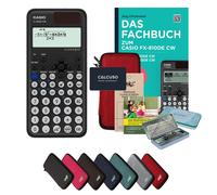 CALCUSO Ensemble Premium rouge avec Calculatrice Casio FX-85DE CW