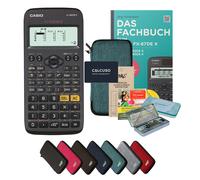 CALCUSO Ensemble Premium turquoise avec Calculatrice Casio FX-82DE X
