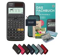 CALCUSO Ensemble Premium turquoise avec Calculatrice Casio FX-85DE X