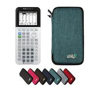 TI-83 Premium CE avec Housse de Protection WYNGS incluse Turquoise - Calculatrice Graphique - Pack de Base