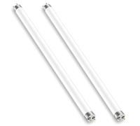 Caldarax FSL BL T8 F15W Ampoule de Rechange pour Lampe Tue Mouche, Tube UV de 45cm pour Lampe Anti Moustique/Tue Mouche Électrique/Tueur d'insectes de 15/30W, Lot de 2