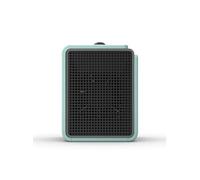 Olimpia Splendid Chauffage soufflant Caldo Cubic 1800 W céramique 2 puissances IP21 Vert d'eau