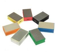 Cale à poncer à main en diamant, bloc de meulage de polissage de diamant, pour polissage du pierre, verre, carrelage, béton, granit, marbre-800 grains