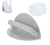 Cale à poncer angle - outil de ponceuse d'angle semi-circulaire multifonctionnel avec 10 disques abrasifs - outil de ponçage manuel de détails portatif, parfait pour coins et surfaces planes