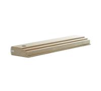 Wolfcraft Cale de frappe Profi 6947000 en bois avec rail en aluminium 62×24×281 mm Marron