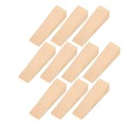 Cale de Porte 20 Pièces Triangulaire en Bois Antidérapante | Installation Facile, Construction Robuste, Augmente L’adhérence, Teinte Khaki, Usage DIY et Intérieur