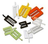 Cale de pose fourchette lrg.36mm l.40mm epaisseur 1mm transparent - Sachet de 1000 Translucide G