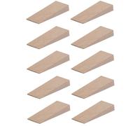 Cale en bois - CYCLINGCOLORS - Universelle - 55mm x 20mm x 6mm - Lot de 10 - Marron