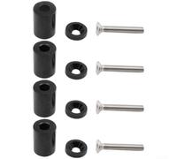 Cale Engine Hood pour aluminium 6mm Dissipation Chaleur Cale(Black) | Hauteur précise 6mm, ventilation améliorée, dissipation chaleur, conduite haute performance