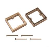 Cale Extension Boîte Encastree 60mm Cale Extension Boîte Encastree(Gold) | ABS , résistance chaleur, expansion profondeur 20mm, gris or, usage intérieur